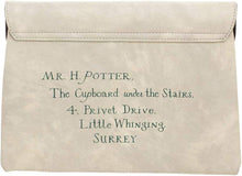 Load image into Gallery viewer, Harry Potter Letter Envelope to Hogwarts Clutch Purse