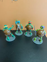 Load image into Gallery viewer, Teenage Mutant Ninja Turtles Classic Set of 4 Figures Preowned