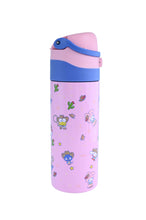Load image into Gallery viewer, Hello Kitty & Friends All-Over Character Print Pink 24 Oz Stainless Steel Water Bottle