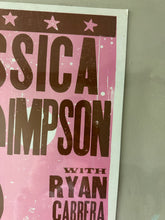 Load image into Gallery viewer, Jessica Simpson June 8 2004 Hatch Show Print Poster Damaged