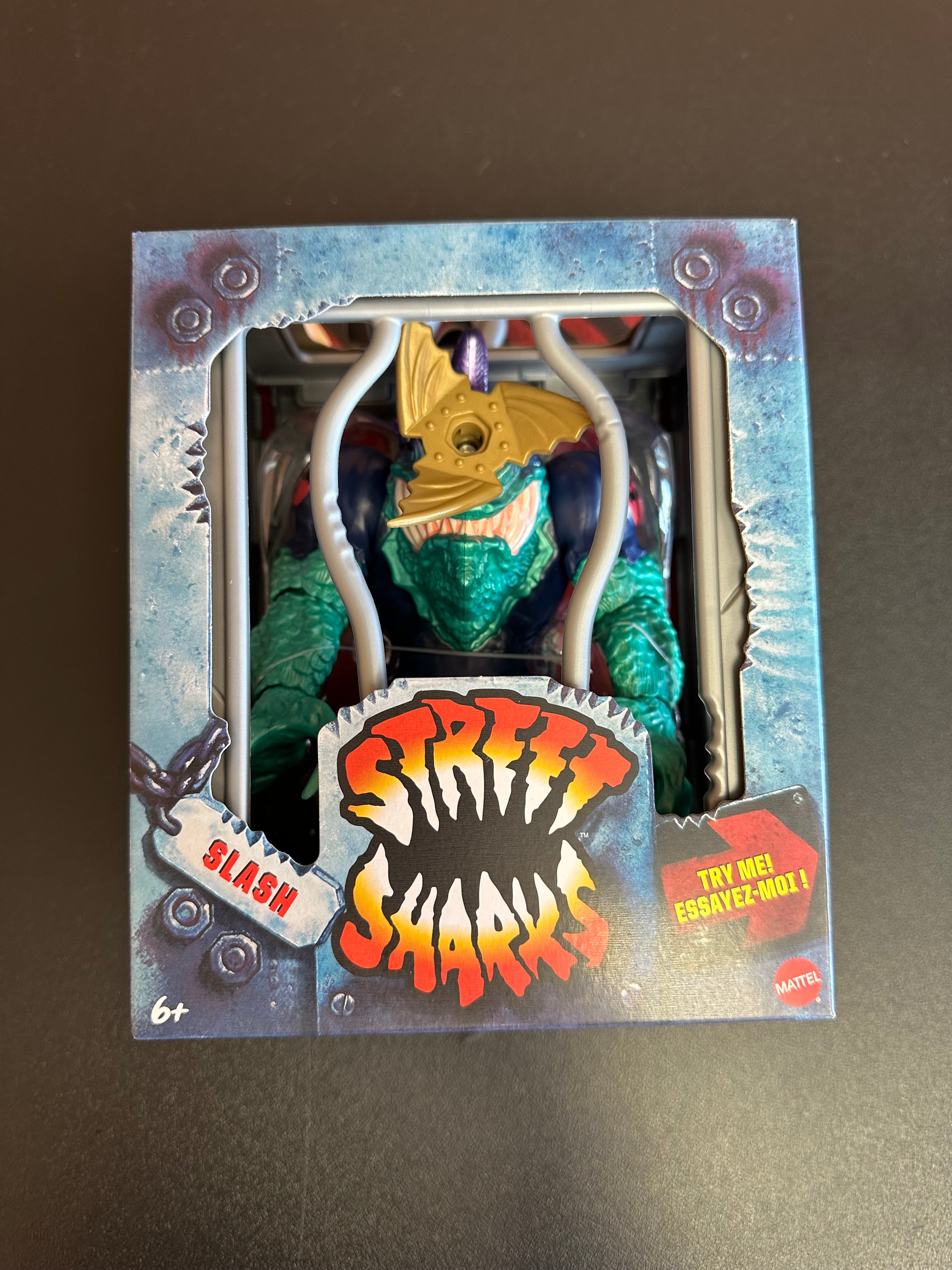 Mattel 2024 Street Sharks Slash Figure HYD59 – Hitchhiker Toys