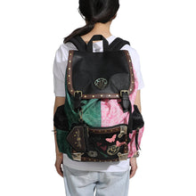 Load image into Gallery viewer, Wicked Magical Icons Spilt 18" Pink & Green Rucksack