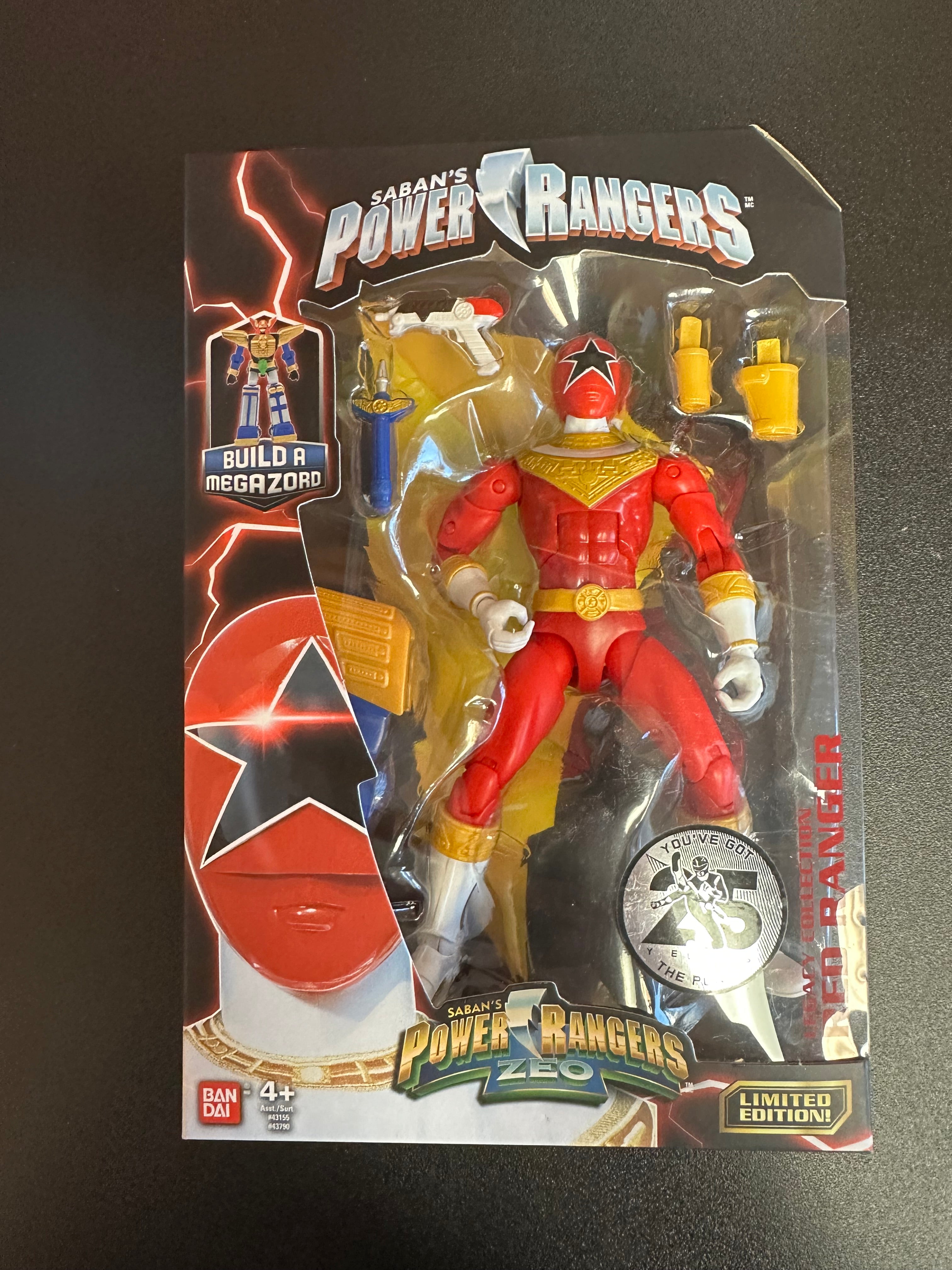 Red 2024 ranger zeo power rangers legacy figure