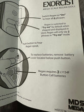 Load image into Gallery viewer, MEZCO MDS MEGA THE EXORCIST REGAN DOLL OPEN BOX NEEDS BATTERIES