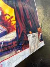 Load image into Gallery viewer, STAR WARS SHADOWS OF THE EMPIRE DARTH VADER POSTER SIGNED AUTOGRAPHED WITH COA 1089/1500 DAMAGED