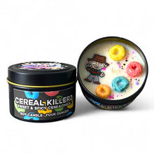 Load image into Gallery viewer, Cereal Killerz Candle | Cereal Milk Scented | Halloween