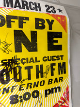 Load image into Gallery viewer, Off By One Buzz 102.9 Nashville March 23 2004 Hatch Show Print Autographed Poster Damaged