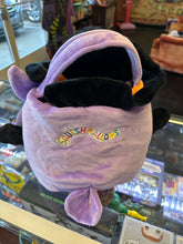 Load image into Gallery viewer, Squishmallow Holly the Owl Halloween Witch Treat Plush Pail NWT
