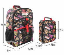 Load image into Gallery viewer, Bioworld Five Nights at Freddy’s All Over Print Youth Backpack Set