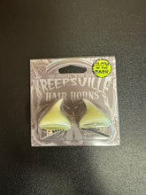 Load image into Gallery viewer, Kreepsville Horror Hair Horns Glow in the Dark