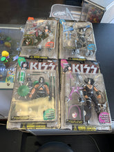 Load image into Gallery viewer, McFarlane KISS ULTRA ACTION FIGURES Set Of 4 With Visible Mini Model Albums