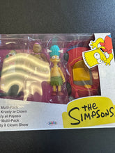 Load image into Gallery viewer, JAKKS The Simpsons Krusty The Clown Show Multipack 2.5” Scale Action Figure Multipack