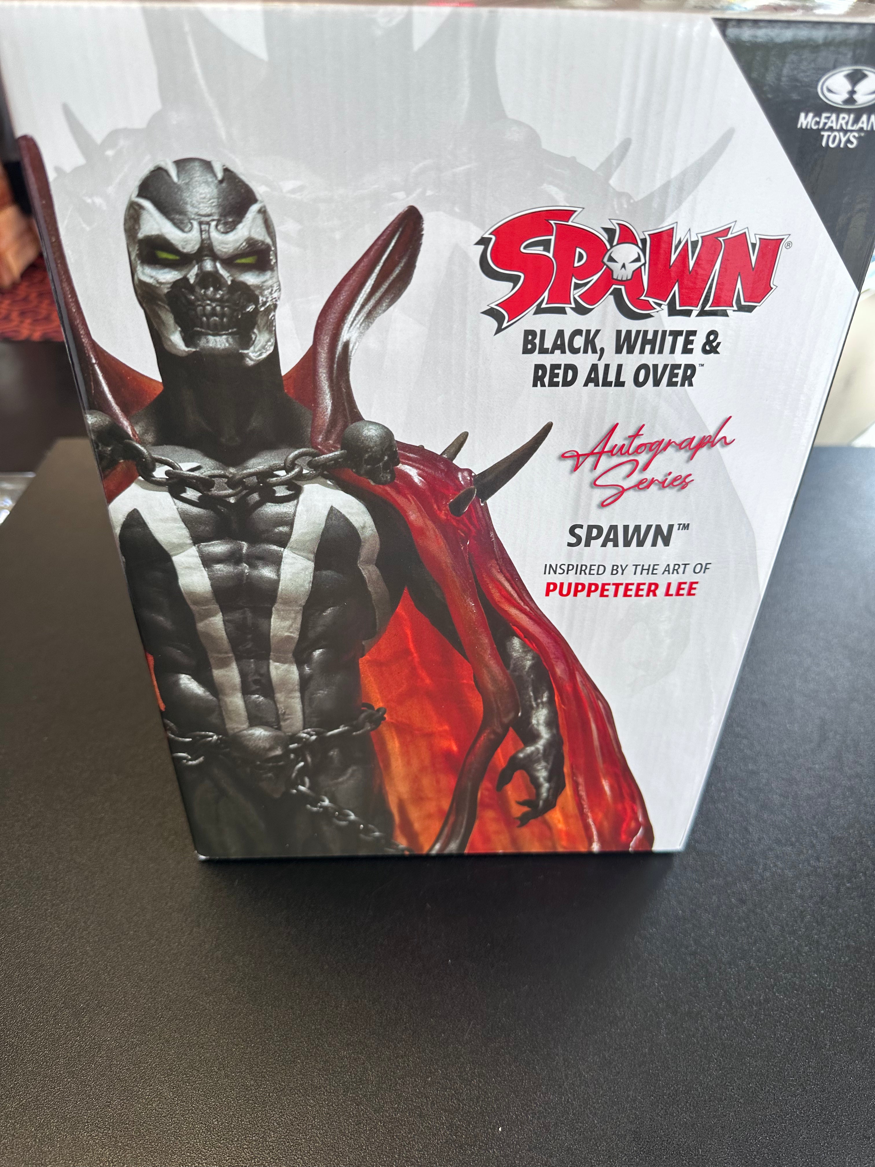 McFarlane Toys Spawn Black, White, & Red All Over Autograph Series
