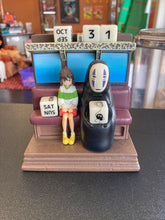 Load image into Gallery viewer, Spirited Away Riding the Railway Perpetual Calendar Statue