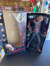 Load image into Gallery viewer, McFarlane Movie Maniacs A Nightmare On Elm Street 18” Sound Freddy Krueger Figure OPEN BOX