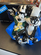 Load image into Gallery viewer, Warner Bros. Studio Store PePe LePew & Penelope Cookie Jar Preowned with Box