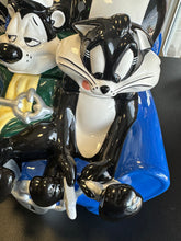 Load image into Gallery viewer, Warner Bros. Studio Store PePe LePew & Penelope Cookie Jar Preowned with Box