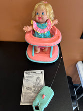 Load image into Gallery viewer, Mattel 1992 Baby Walk ‘N Roll Doll Works!