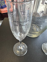 Load image into Gallery viewer, NASCAR Eddie Cheever Jeff Gordon Indianapolis Motor Speedway Champagne Bucket & Glasses