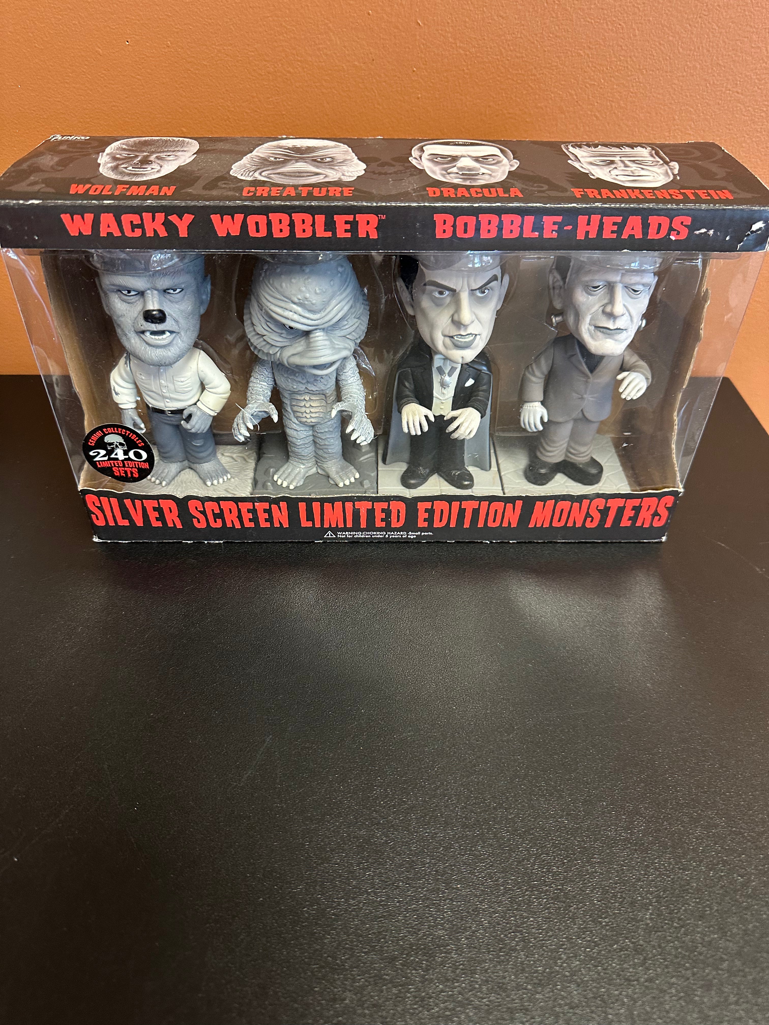 FUNKO WACKY WOBBLER BOBBLE-HEADS SILVER SCREEN LIMITED
