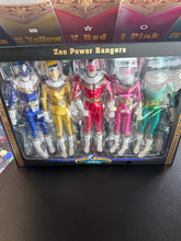 Load image into Gallery viewer, THREEZERO Power Rangers Zeo 5 Figure Set Autographed Johnny Yon Bosch