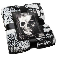 Load image into Gallery viewer, Anatomical Skull Throw Blanket