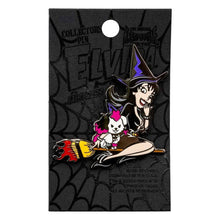 Load image into Gallery viewer, Elvira And Gonk Bewitched Enamel Pin