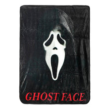 Load image into Gallery viewer, Ghost Face Fleece Throw Blanket