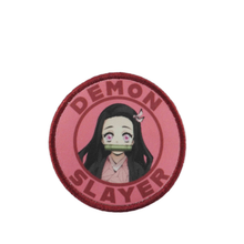 Load image into Gallery viewer, Demon Slayer Logo Cotton Canvas Women's Pink Mini Backpack