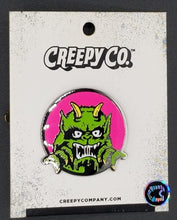 Load image into Gallery viewer, Moon Monster Enamel Pin Halloween