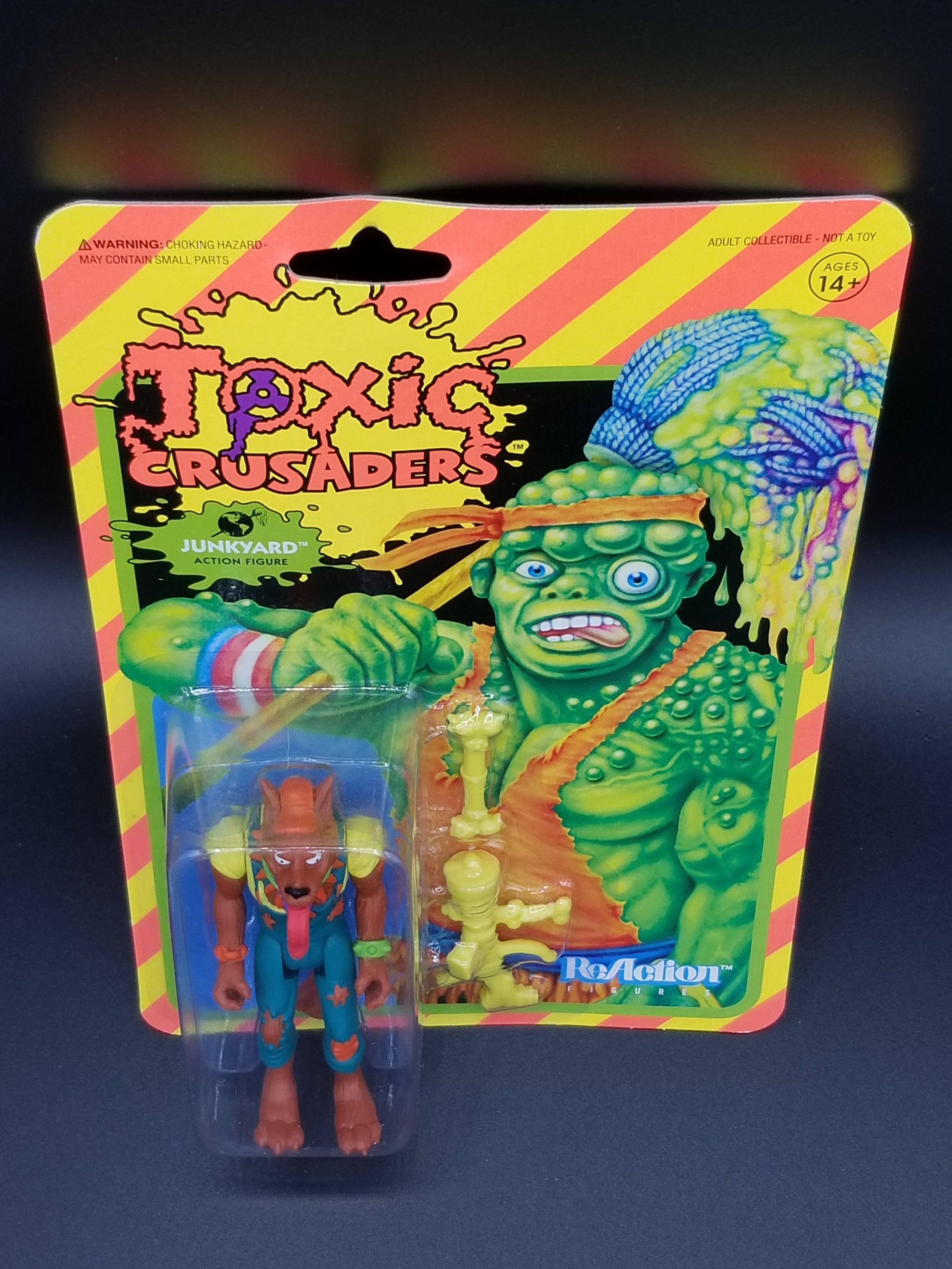 Toxic Crusaders フィギュア 6体セット reaction Amazon.com: Super7 Toxic Crusaders: Toxie Reaction Figure