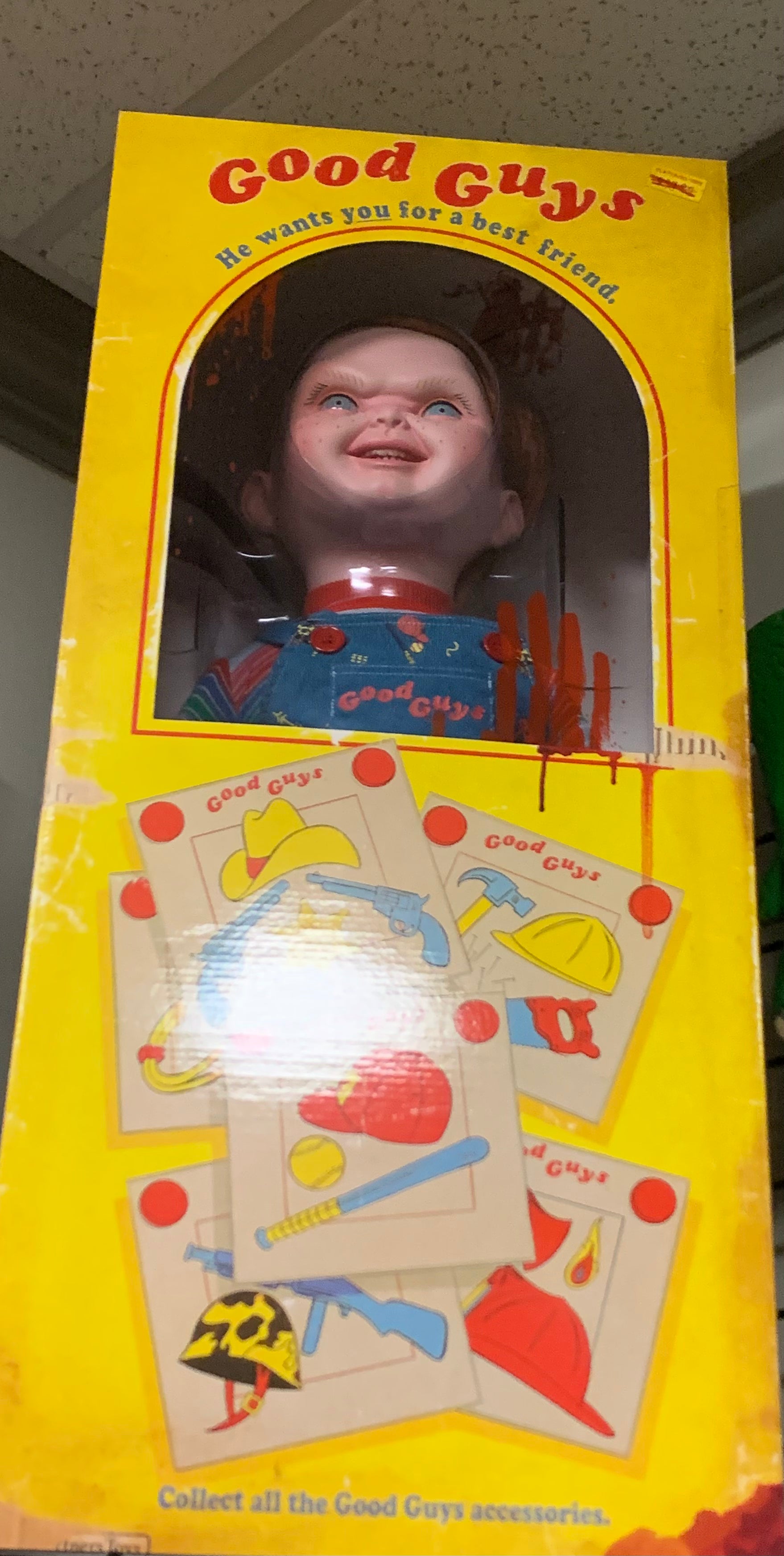 Chucky good guy doll top box