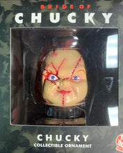 Load image into Gallery viewer, HOLIDAY HORRORS - BRIDE OF CHUCKY - CHUCKY HEAD ORNAMENT