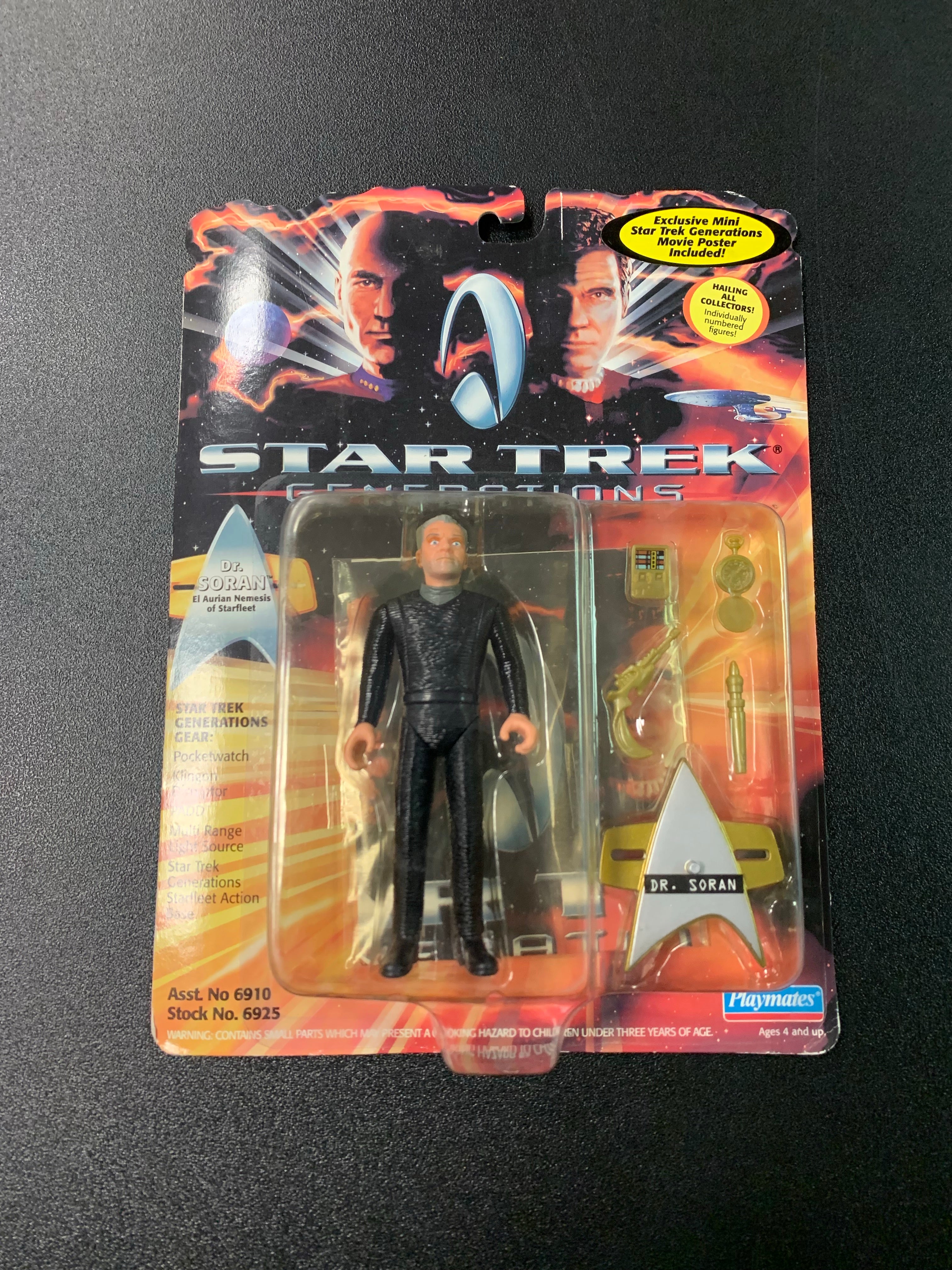 Star trek generations action 2024 figures