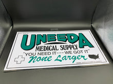 Load image into Gallery viewer, THE RETURN OF THE LIVING DEAD - UNEEDA MEDICAL SUPPLY METAL SIGN