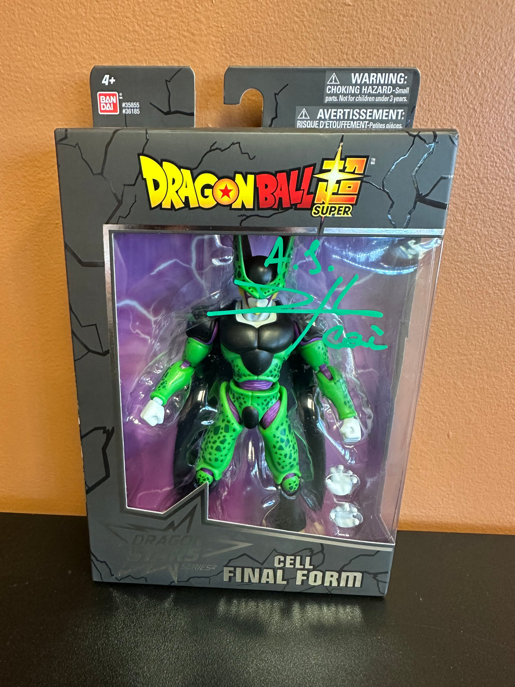 DRAGONBALL SUPER DRAGON STARS SERIES SIGNED DAMEON CLARKE CELL FINAL FORM