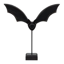 Load image into Gallery viewer, Primitive Wooden Flying Bat on Base
