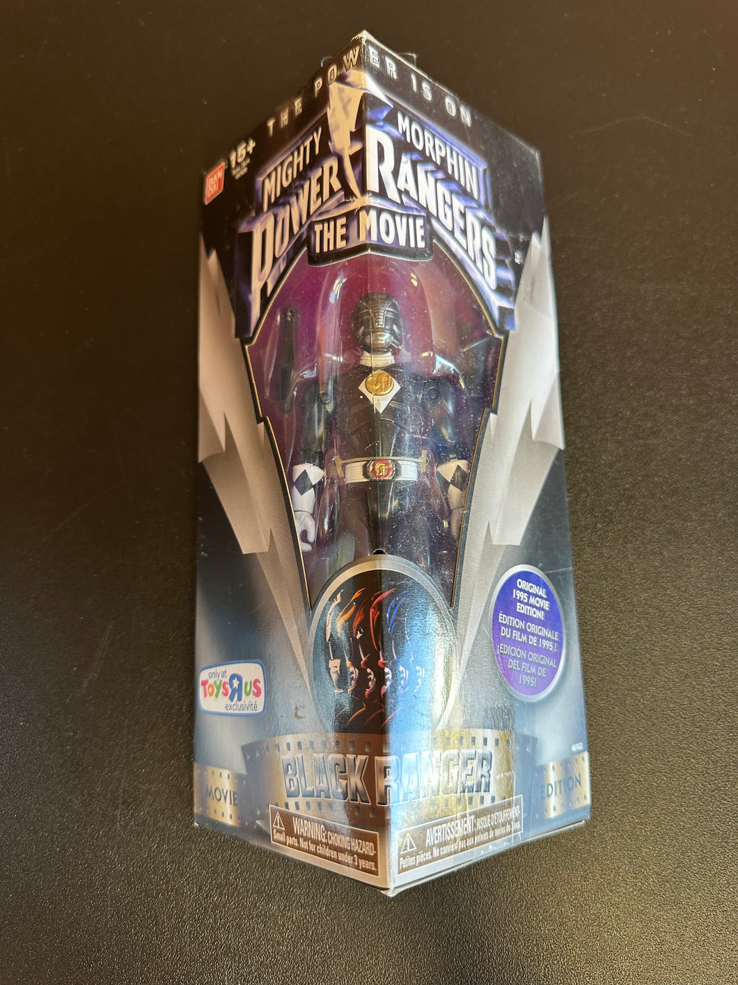 Bandai MMPR Movie Edition Black Ranger Toys R Us Exclusive