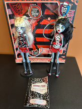 Load image into Gallery viewer, Monster High Meowlody &amp; Purrsephone Sister Pack Missing Bags Preowned Dolls
