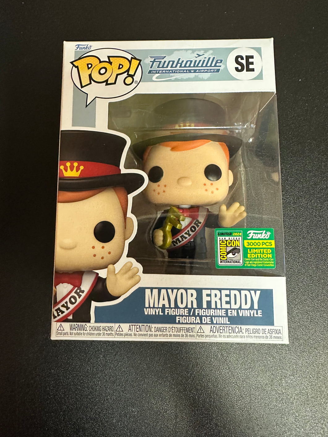 FUNKO POP FUNKOVILLE MAYOR FREDDY SE 3000 PCS SEE PICS