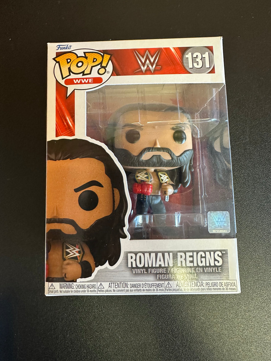 FUNKO POP WWE ROMAN REIGNS WITH BELTS 131