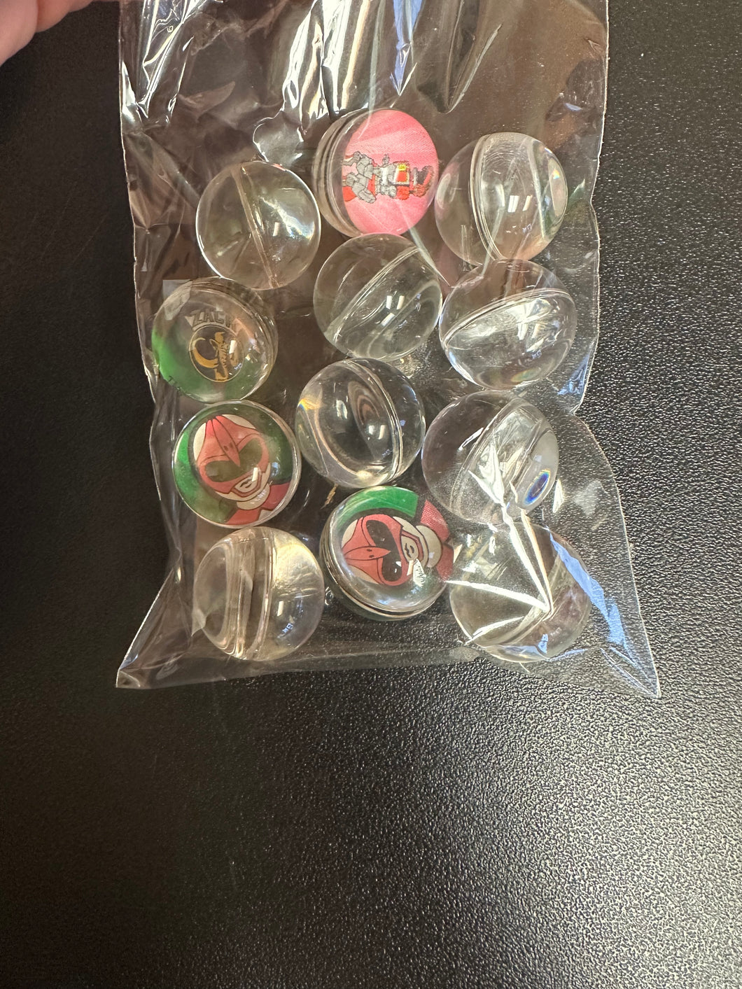 Spectra Star Power Rangers Collectable Action Marbles Lot of 12 Preowned