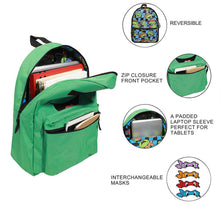 Load image into Gallery viewer, Bioworld Teenage Mutant Ninja Turtles Reversible Backpack
