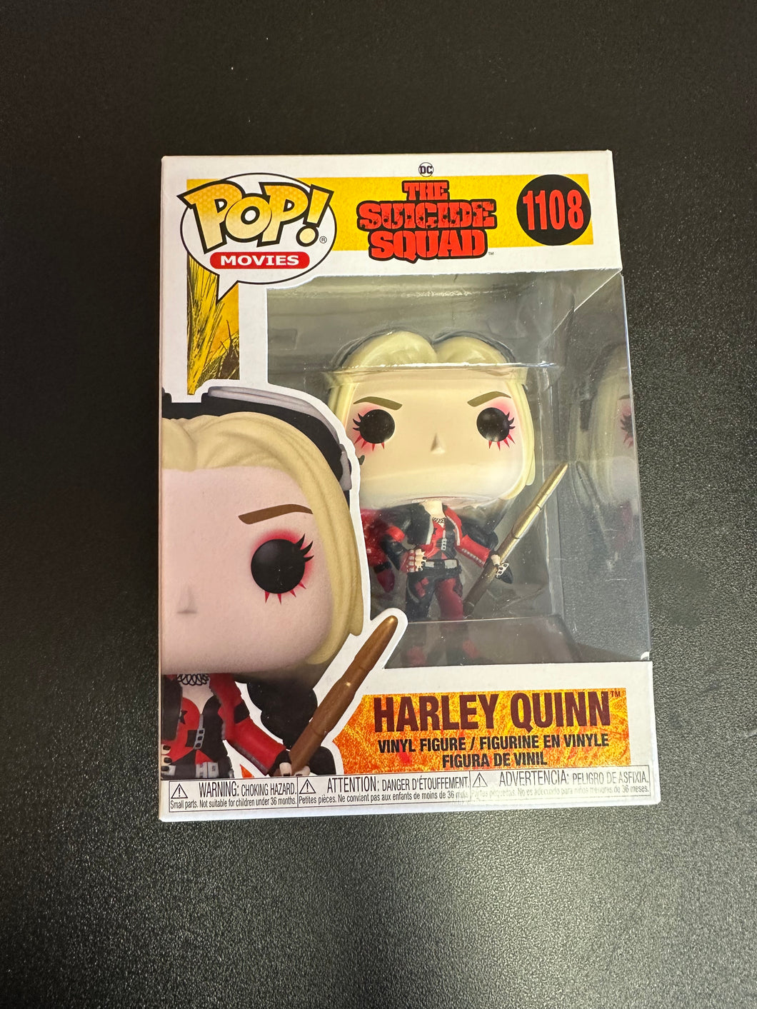 FUNKO POP SUICIDE SQUAD DC HARLEY QUINN 1108