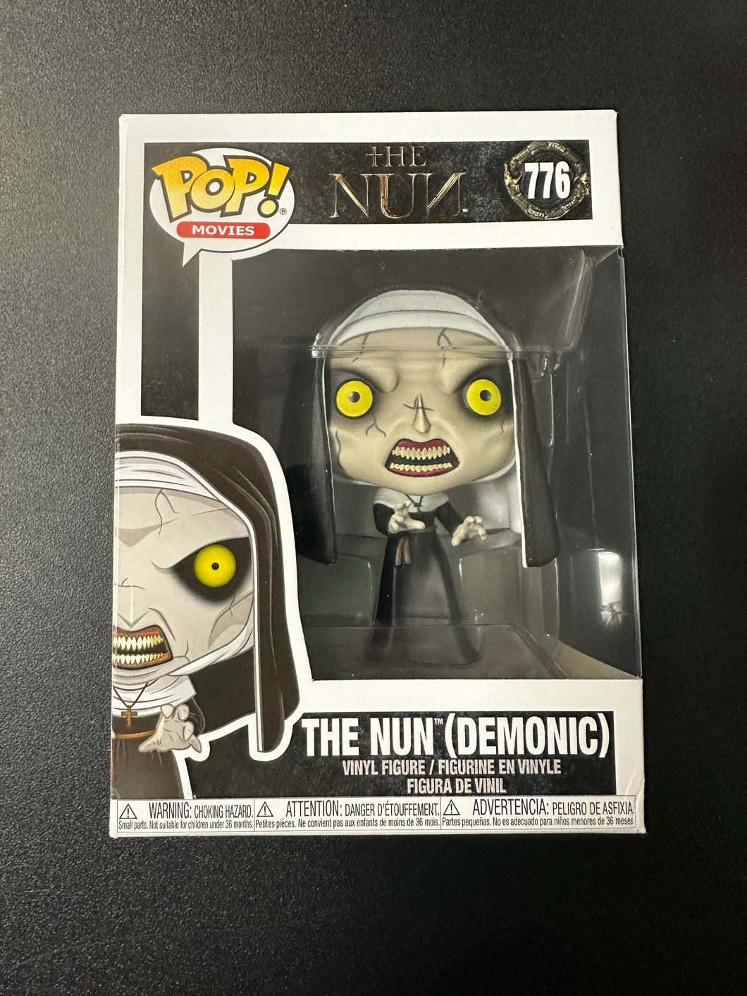 FUNKO POP MOVIES THE NUN DEMONIC 776 BOX DAMAGE