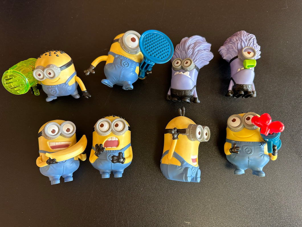 McDonald’s Despicable Me 2 Minion Nonworking Toys Set of 8