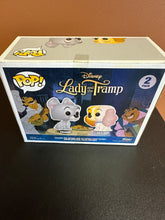 Load image into Gallery viewer, FUNKO POP LADY &amp; THE TRAMP HOT TOPIC 2 PACK BOX DAMAGE
