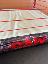 Load image into Gallery viewer, WWE MONDAY NIGHT RAW WRESTLING FIGURE RING NO LIGHTS PREOWNED WITH ACCESSORIES
