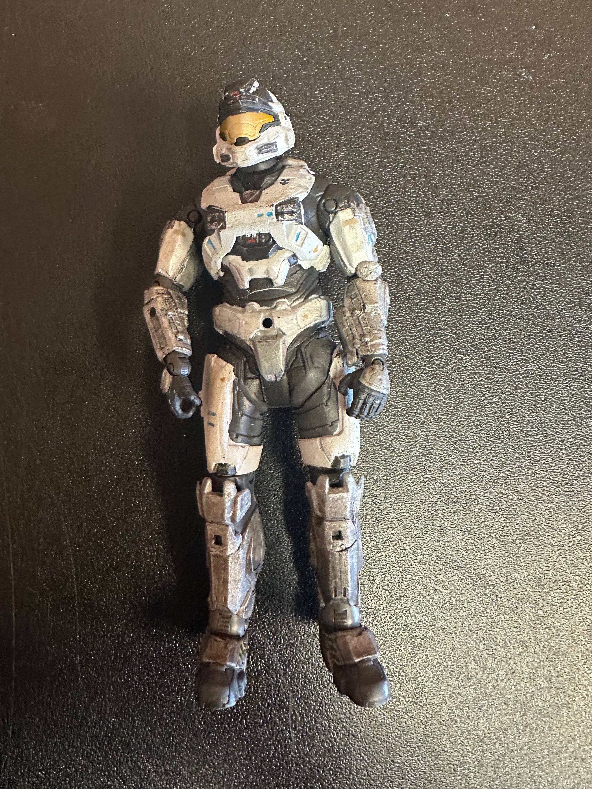 McFarlane Toys Halo Reach Spartan CQC Custom White Male Figure