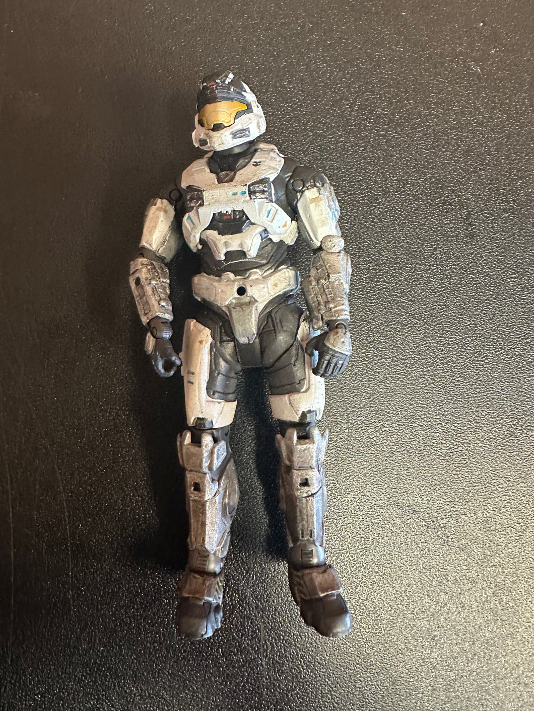 McFarlane Toys Halo Reach Spartan CQC Custom White Male Figure Preowned